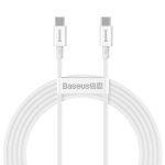 Baseus Superior Series Cable USB-C to USB-C, 100W, 2m (white)