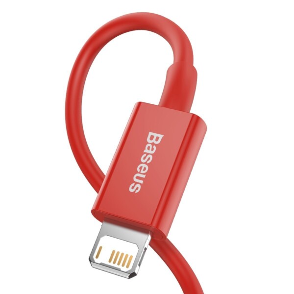 Baseus Superior Series Cable USB to iP 2.4A 1m (red) navod