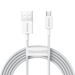 Baseus Superior Series Cable USB to micro USB, 2A, 2m (white)