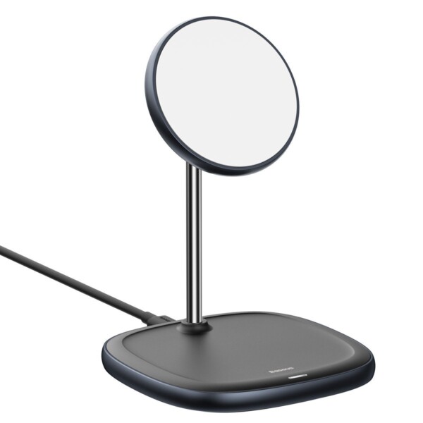 Baseus Swan MagSafe Magnetic Stand with Wireless Charger for iPhone 12 (Black) navod