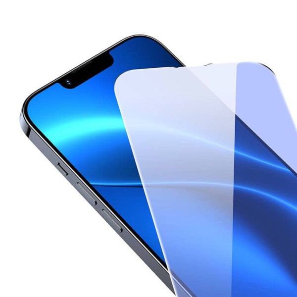 Baseus Tempered Glass Anti-blue light 0.3mm for iPhone 14 Plus/13 Pro Max (2pcs) navod