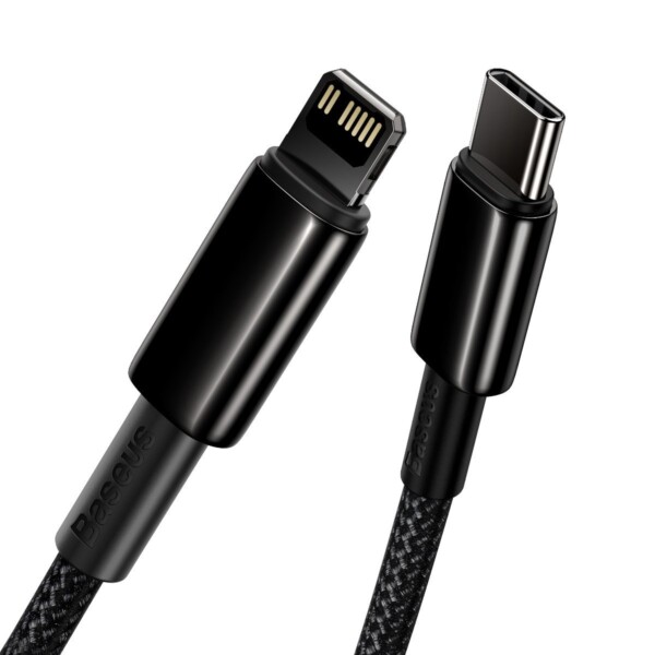 Baseus Tungsten Gold Cable Type-C to iP PD 20W 2m (black) navod