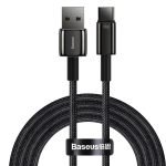 Baseus Tungsten Gold Cable USB to Type-C, 66W, 2m (black)