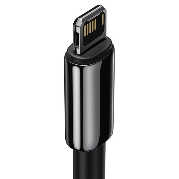 Baseus Tungsten Gold Cable USB to iP 2.4A 2m (black) distributor