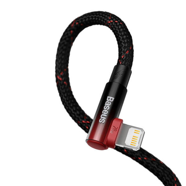 Baseus USB-C to Lightning MVP 20W 1m Cable (Black-red) navod