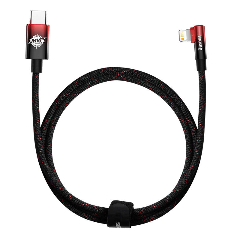 Baseus USB-C to Lightning MVP 20W 1m Cable (Black-red)