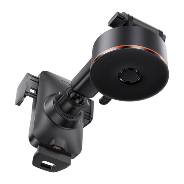 Baseus Wisdom Wireless Charging Cockpit Electric Car Phone Holder Qi (black) distributor