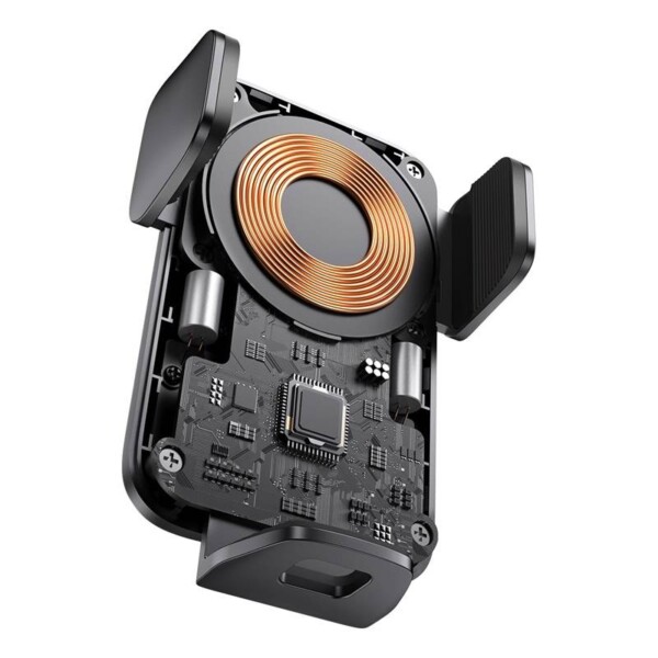 Baseus Wisdom Wireless Charging Cockpit Electric Car Phone Holder Qi (black) sk