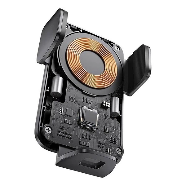 Baseus Wisdom Wireless Charging Cockpit Electric Car Phone Holder Qi (black) sk