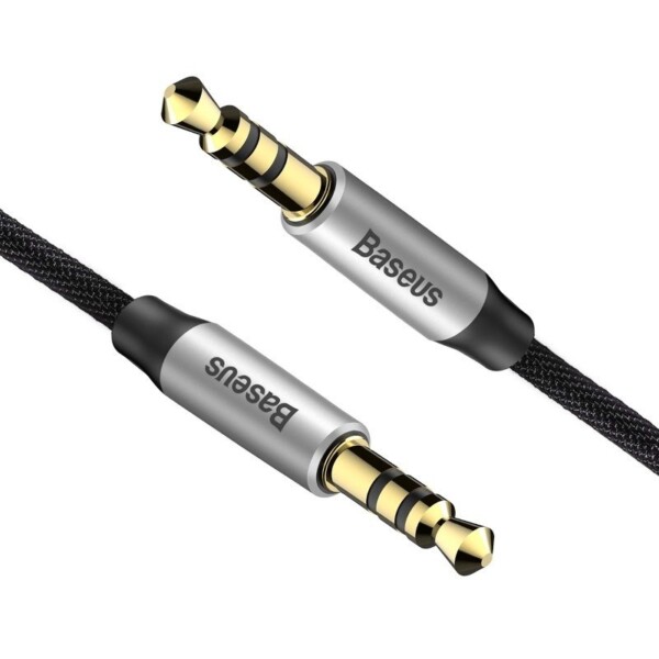 Baseus Yiven Audio Cable Cable 3.5 male Audio M30 1.5M Silver+ Black navod