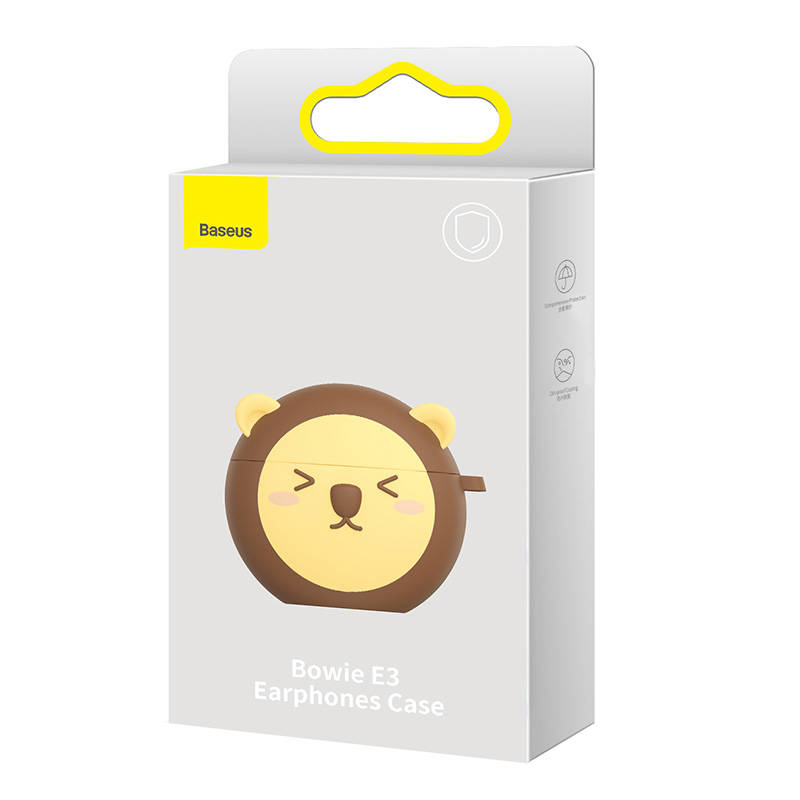 Baseus protective case for Bowie E3 TWS Earphones (brown) sk