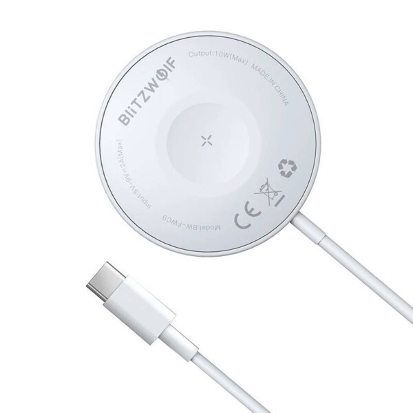 BlitzWolf 15W Qi Wireless Fast Charger Stand Holder BW-FWC9 navod