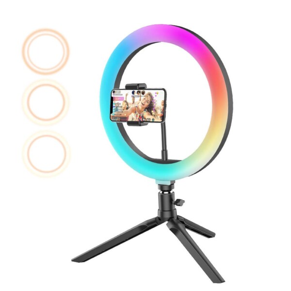 Blitzwolf BW-SL5 Desktop Flash LED RGB Phone Holder cena
