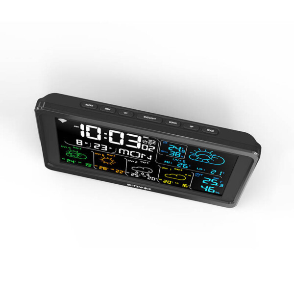 Blitzwolf BW-WS04 Smart Wi-Fi Weather Station (black) distributor