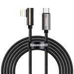 Cable USB-C to Lightning Baseus Legend Series, PD, 20W, 1m (black)