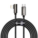 Cable USB-C to Lightning Baseus Legend Series, PD, 20W, 2m (black)
