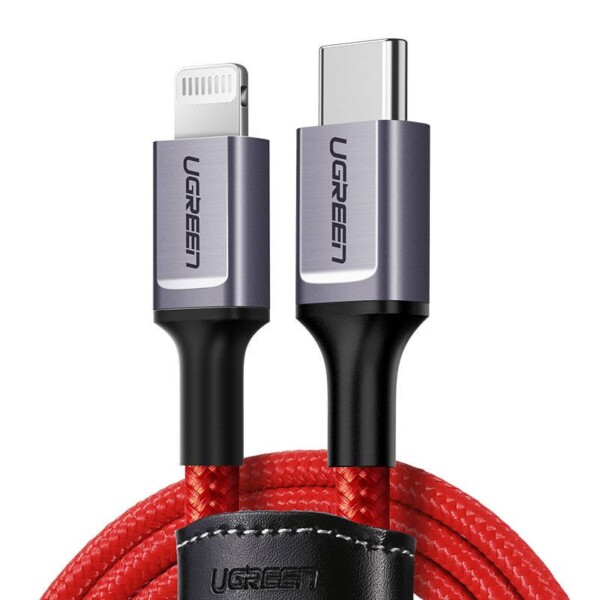 Cable USB-C to Lightning UGREEN 1m (red)
