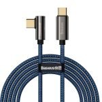 Cable USB-C to USB-C Baseus Legend Series, PD, 100W, 2m (blue)