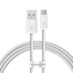 Cable USB to USB-C Baseus Dynamic Series, 100W, 1m (white)