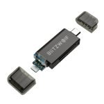 Card reader SD USB-C / USB-A Blitzwolf BW-CR1
