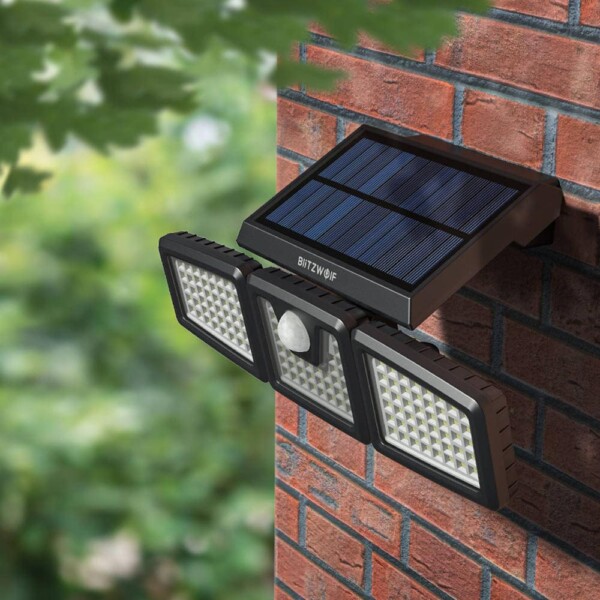 External Blitzwolf LED solar lamp BW-OLT4 with dusk and twilight sensor
