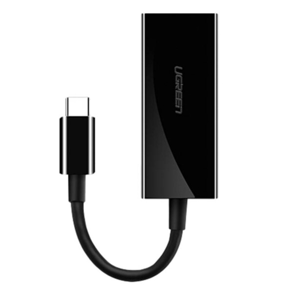 External Gigabit Ethernet adapter USB-C male UGREEN (black)