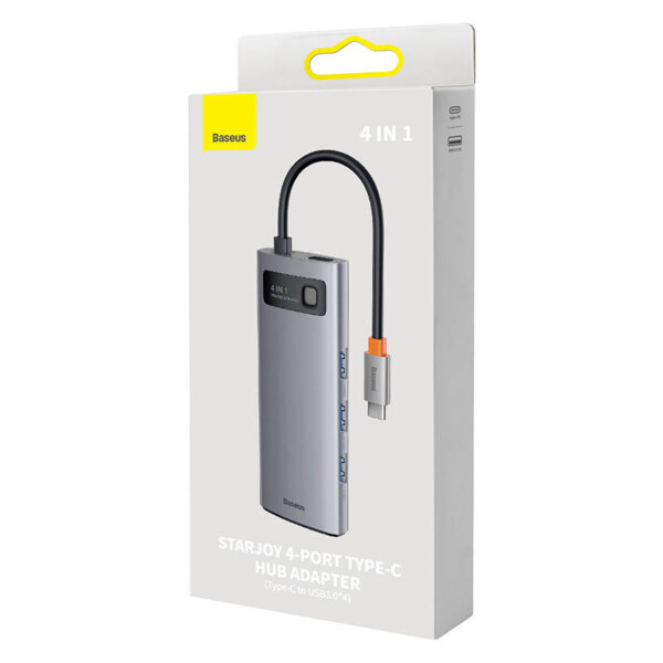 Hub 4in1 Baseus Metal Gleam Series