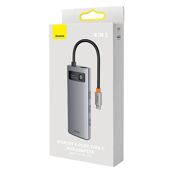 Hub 4in1 Baseus Metal Gleam Series