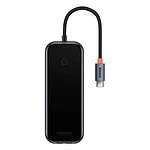 Hub 5in1 Baseus AcmeJoy series USB-C to 2xUSB 3.0 + USB 2.0 + USB-C PD + RJ45 (dark grey)