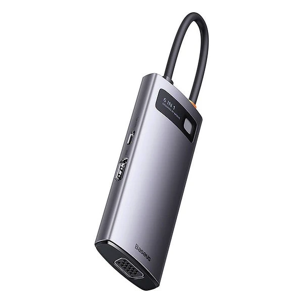 USB-C to 3x USB 3.0 + HDMI + USB-C PD + VGA cena