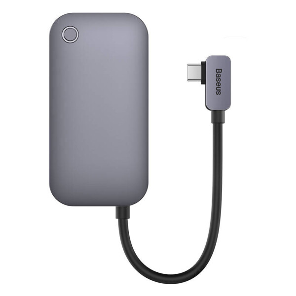 Hub 6in1 Baseus PadJoy Series USB-C to USB 3.0 + HDMI + USB-C PD + jack 3.5mm + SD/TF (Grey) cena