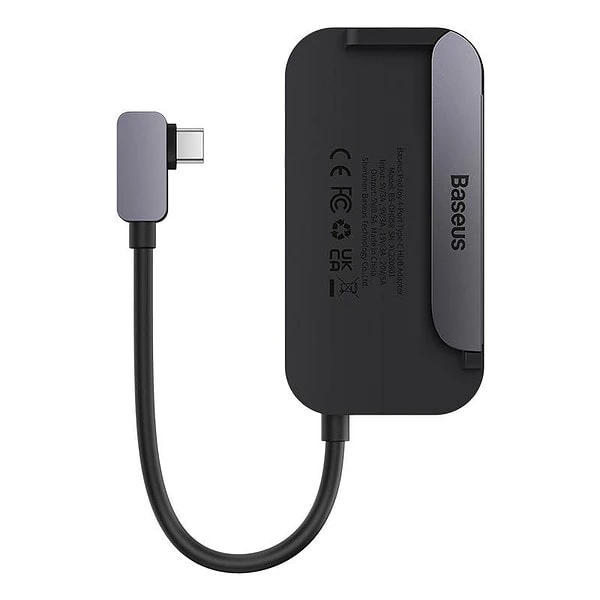 Hub 6in1 Baseus PadJoy Series USB-C to USB 3.0 + HDMI + USB-C PD + jack 3.5mm + SD/TF (Grey) navod
