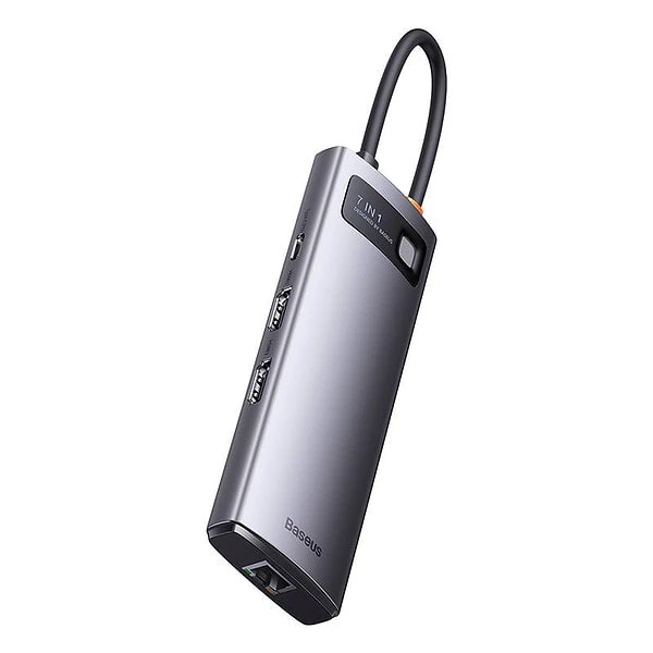 USB-C to 3x USB 3.0 + HDMI + USB-C PD + VGA + Ethernet RJ45 cena