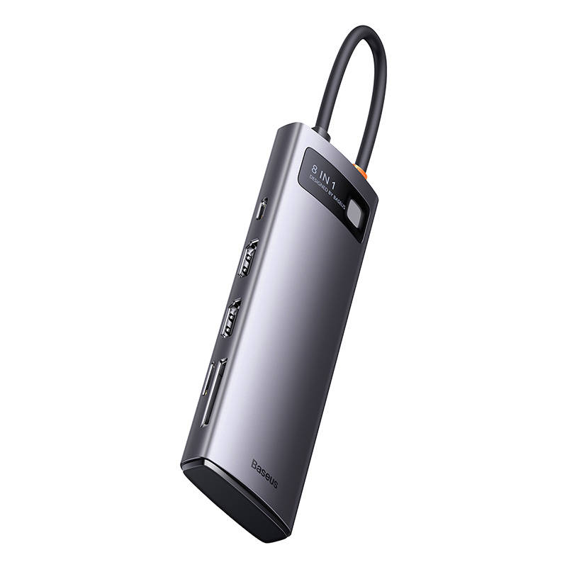 USB-C to 3x USB 3.0 + 2x HDMI + USB-C PD + microSD/SD cena