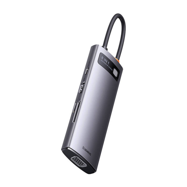 USB-C to 3x USB 3.0 + HDMI + USB-C PD + microSD/SD + VGA cena