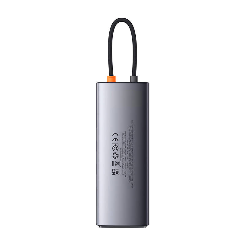 USB-C to 2x USB 3.0 + 2x HDMI + USB 2.0 + USB-C PD + Ethernet RJ45 + microSD/SD