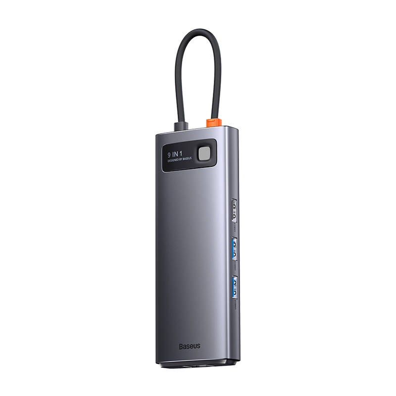 Hub 9in1 Baseus Metal Gleam Series