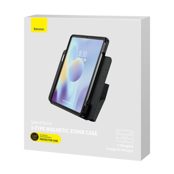 Magnetic Case Baseus Safattach for iPad Pro 12.9" (Gray) sk