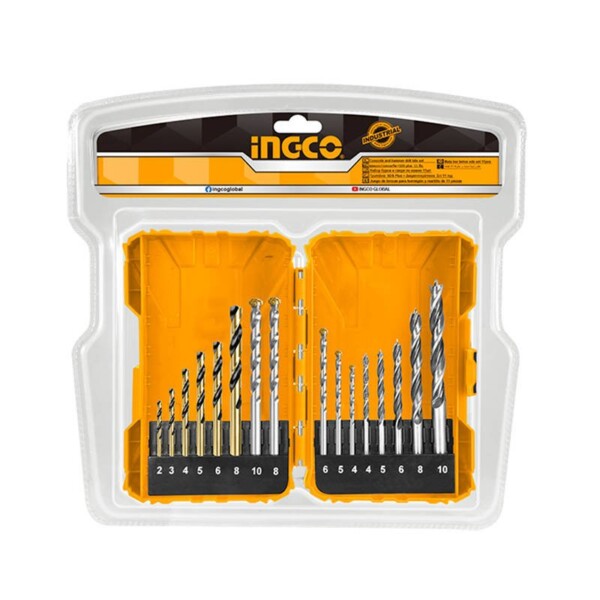 masonry and wood drill bits set INGCO AKDL11601