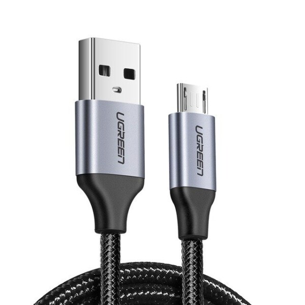 Micro USB cable UGREEN QC 3.0 2.4A 1m (black)