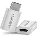 Micro USB to USB-C Adapter UGREEN US157 (white)