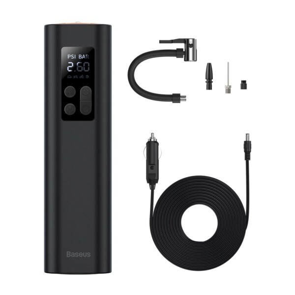 Mini car compressor Baseus (black) distributor