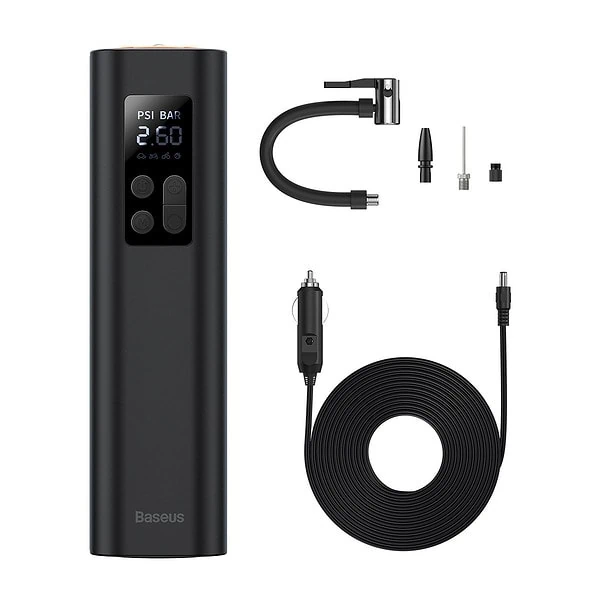 Mini car compressor Baseus (black) distributor