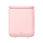 Mini fridge Baseus Igloo with heating function, 6L, 230V (pink)