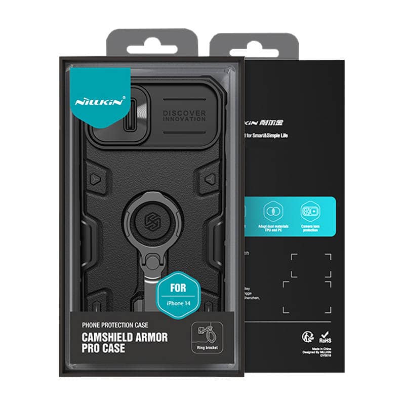 Nillkin CamShield Armor Pro case for iPhone 14 (black) navod