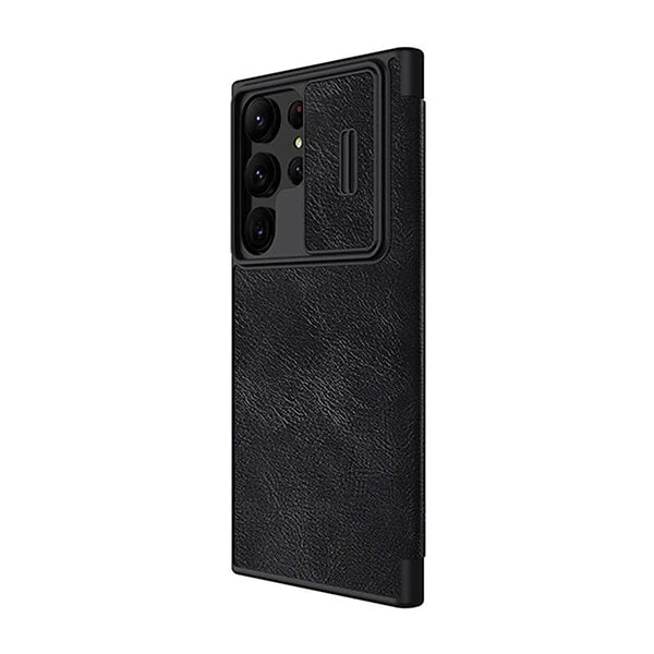 Nillkin Qin Leather Pro case for SAMSUNG S23 Ultra (black) cena