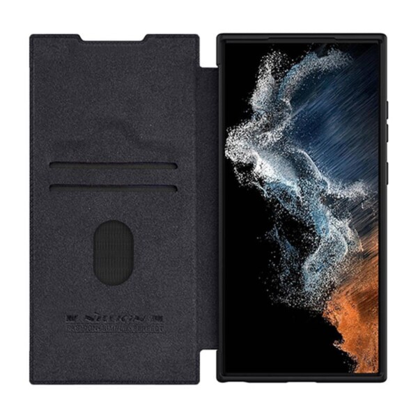 Nillkin Qin Leather Pro case for SAMSUNG S23 Ultra (black) distributor