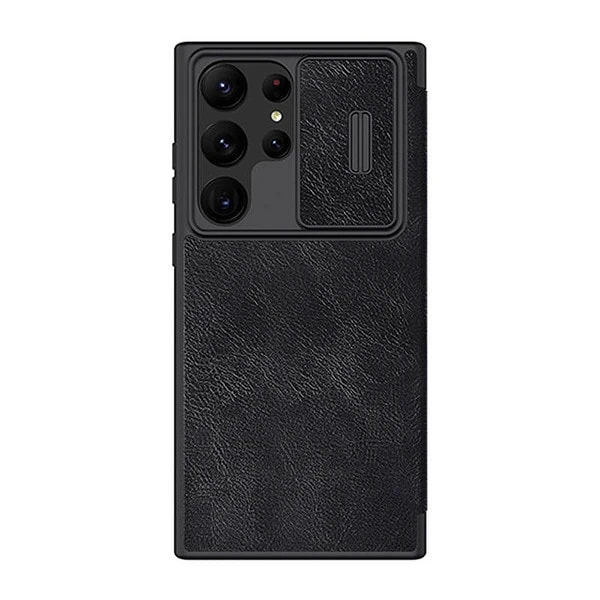 Nillkin Qin Leather Pro case for SAMSUNG S23 Ultra (black)