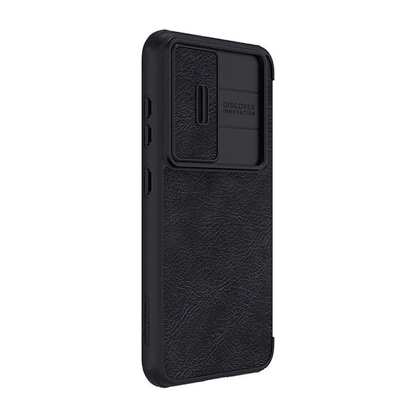 Nillkin Qin Leather Pro case for SAMSUNG S23 (black) distributor
