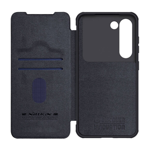 Nillkin Qin Leather Pro case for SAMSUNG S23+ (black) sk